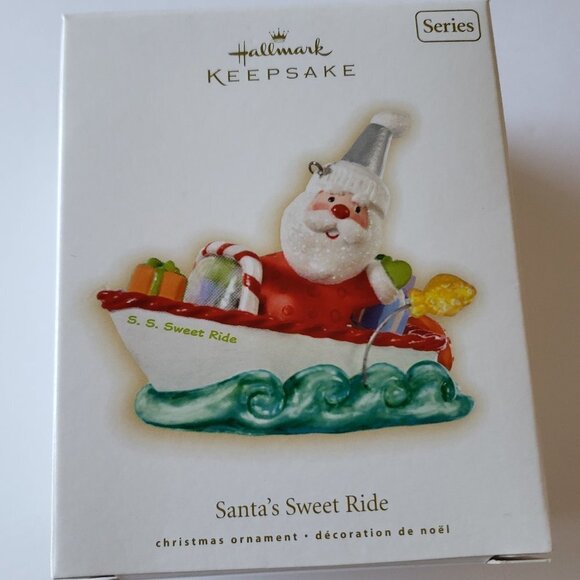 NWT - 2009 Santa's Sweet Ride #3 Hallmark Keepsake Ornaments - Picture 1 of 1